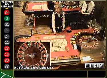 table roulette live